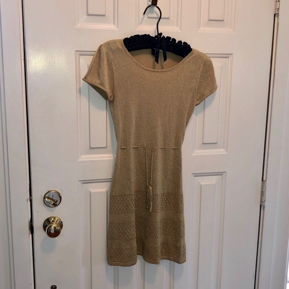 H&M Divided Gold Knit Dress - Picture 8 of 8